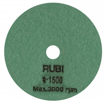 Flexibilný diamantový leštiaci kotúč RUBI 100 mm #1500 pre suché leštenie (Ref: 62975)